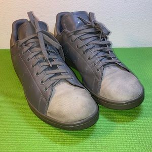 Adidas Stan Smith Men’s Sneakers Shoes Casual sz 12 Leather 2 Tone Gray low top